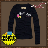 Blusa Manga Longa Hollister